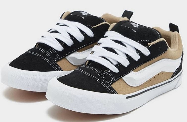 buty dziecięce Vans Knu Skool - Black/Brown