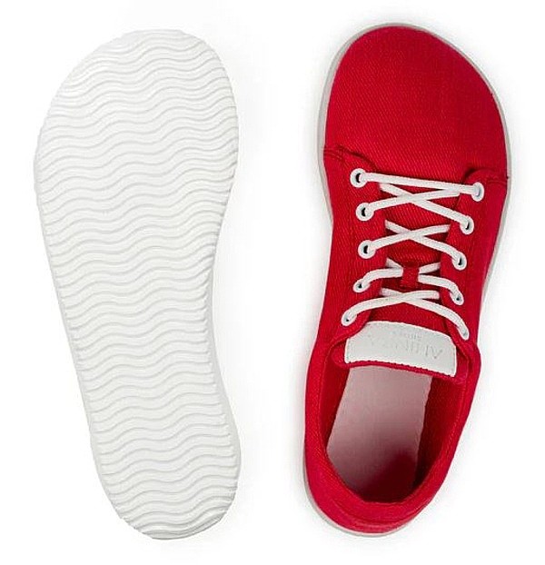 Ahinsa Shoes Vida Hemp Red blackcomb shop.eu