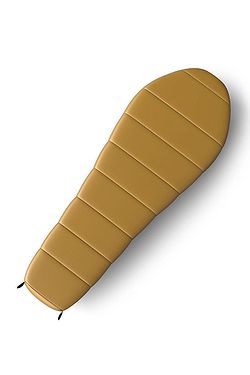 sleeping bag Husky Junior L - 10 °C - Mustard - unisex junior