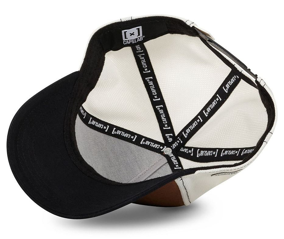 šiltovka Capslab Effect Bamboo Finitions Premium Mona Trucker - Mona Gringa/Black/Brown