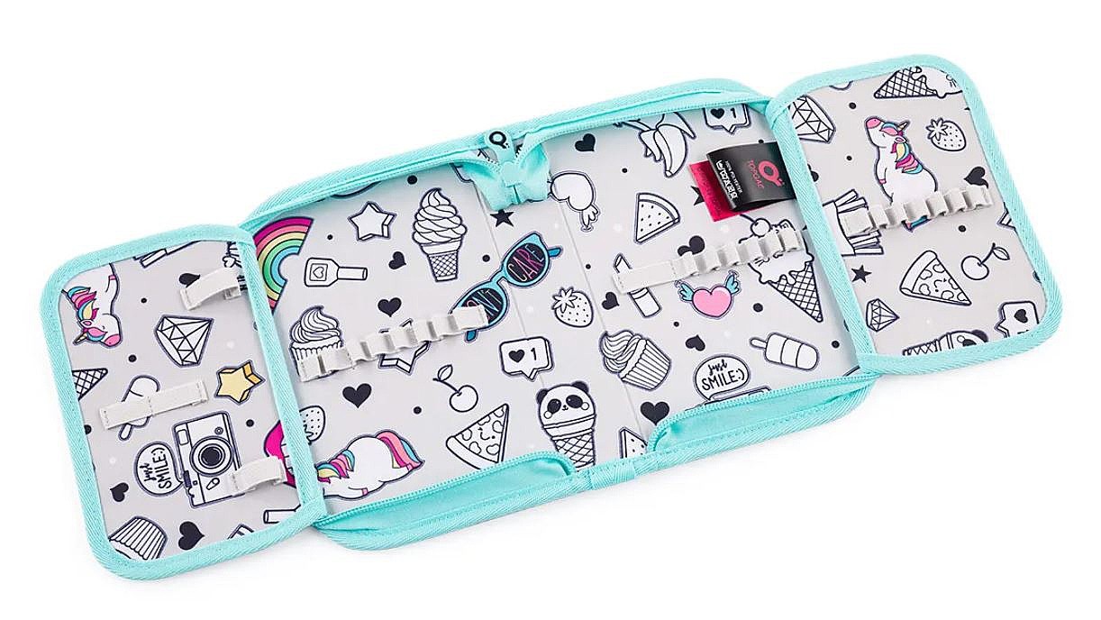 pencil case Topgal PENN 24049 - Pink/Blue - unisex junior