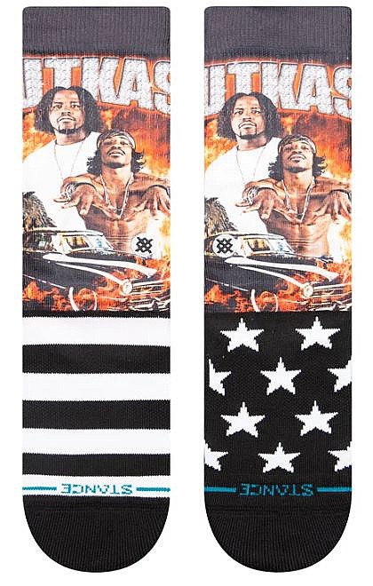 socks Stance Stankonia Crew - Black