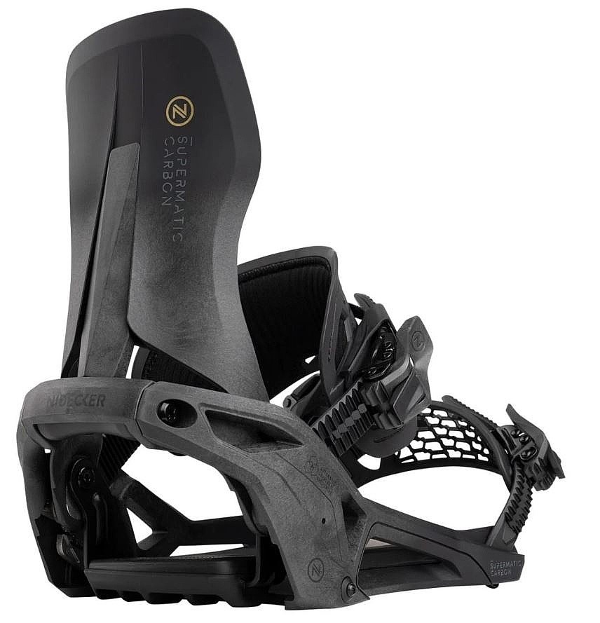 優待特典一覧 Supermatic Nidecker binding Carbon blackcomb-shop.eu - Black - スノーボード