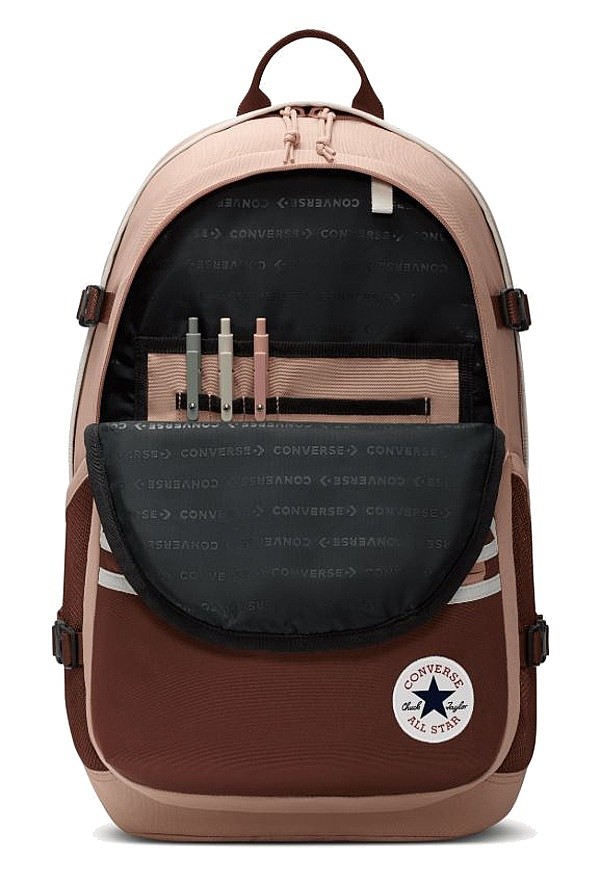 converse leather backpack brown Premium Straight Edge BACKPACK Unisex, Beige, One Size, BACKPACK Fashion Finished with a circular Converse All Star patch and subtle embossed branding Converse Premium Straight Edge Stone