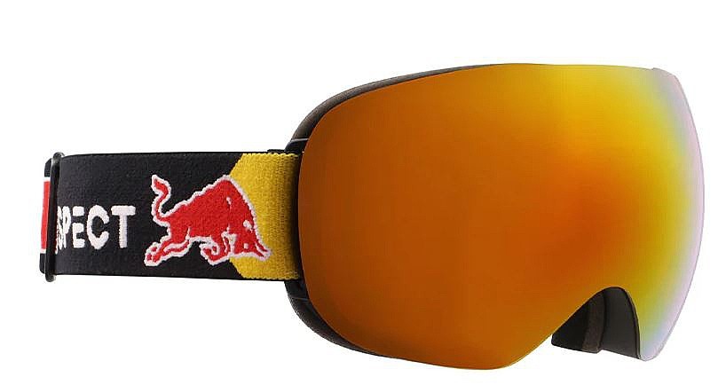 masque de ski  Red Bull SPECT Bent - 01RE2/Black/Brown/Red Mirror