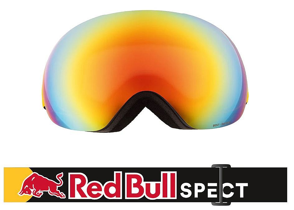 masque de ski  Red Bull SPECT Bent - 01RE2/Black/Brown/Red Mirror
