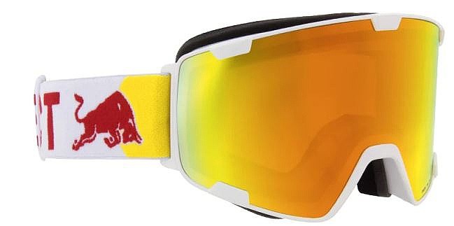 masque de ski  Red Bull SPECT Park - 21RE2/White/Brown/Red Mirror