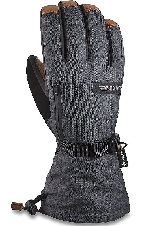 rukavice Dakine Leather Titan Gore-Tex - Carbon