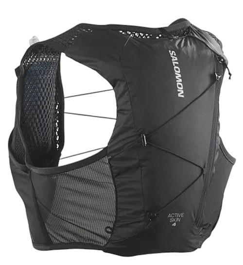 batoh Salomon Active Skin 4 Set - Black/Metal