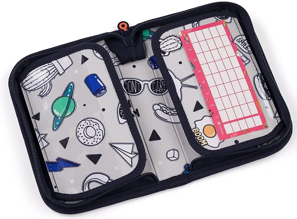 pencil case Topgal PENN 25015 - Blue/Orange - boy´s