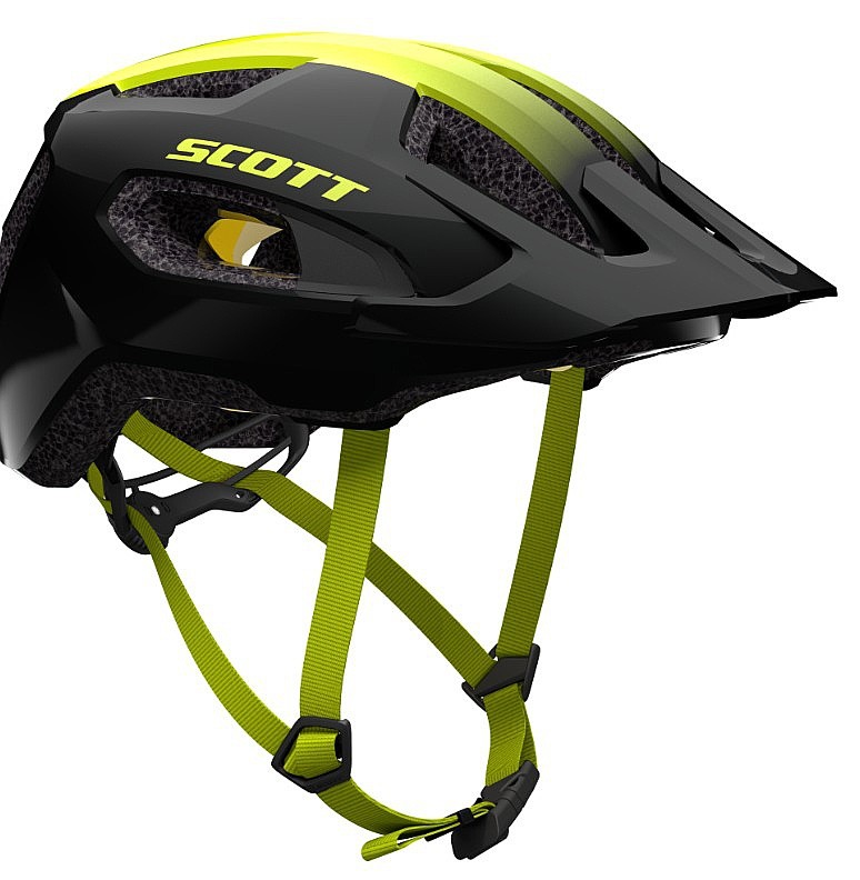 helma Scott Supra Plus Mips - Black/Radium Yellow