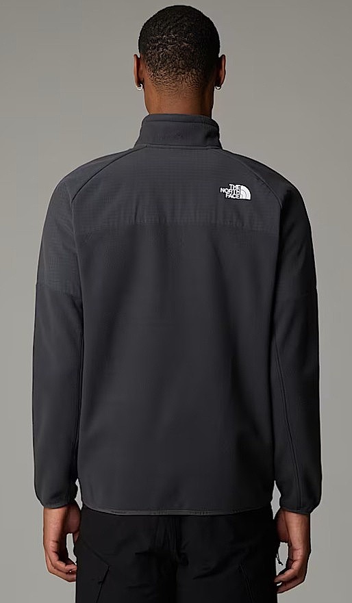camisola The North Face Glacier Heavyweight 1/2 Zip - Asphalt Grey/Asphalt Grey/TNF Black - men´s