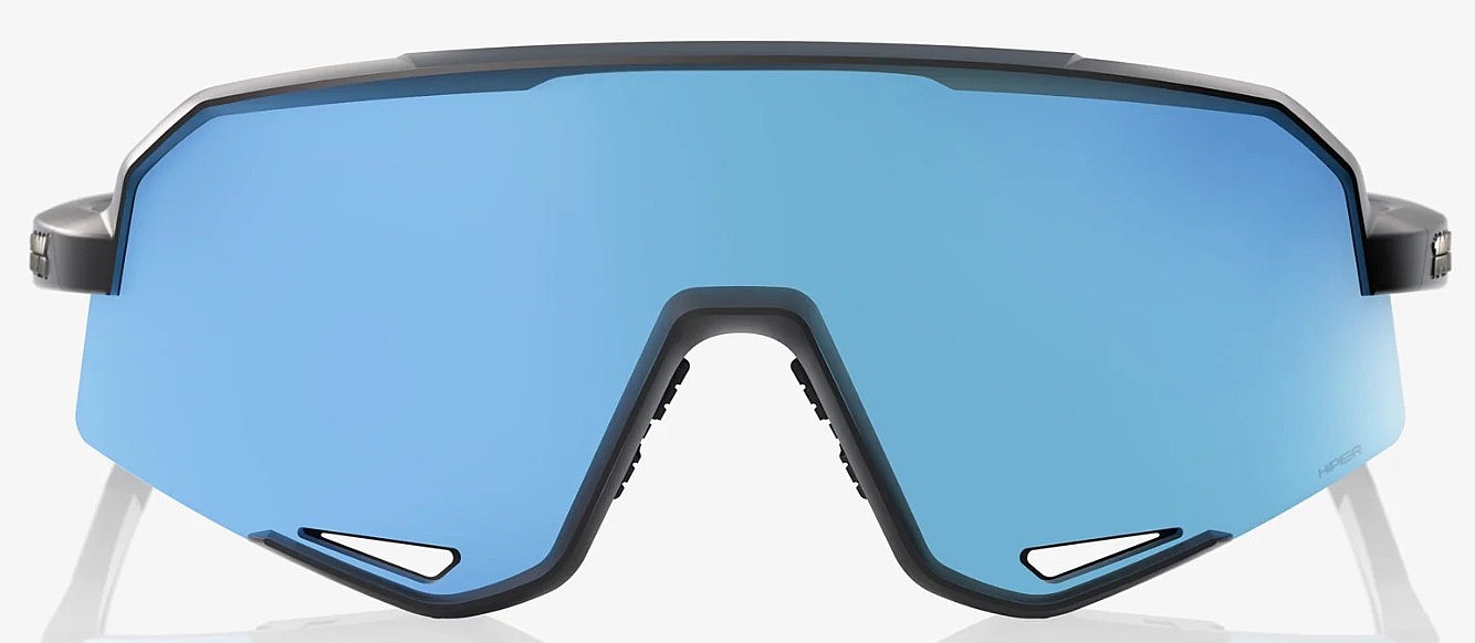 glasögon 100% Slendale - Matte Black/Hiper Blue Multilayer Mirror