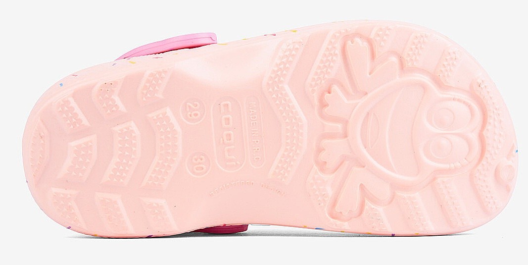 shoes Coqui 8701/Little Frog - Candy Pink/Dark Pink Donut + Amulet - kid´s