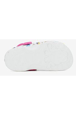 shoes Coqui 8701/Little Frog - White/Light Fuchsia PP Skye + Amulet - kid´s
