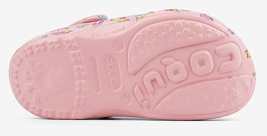 shoes Coqui 8115/Big Frog - Powder Pink 90's + Amulet - girl´s