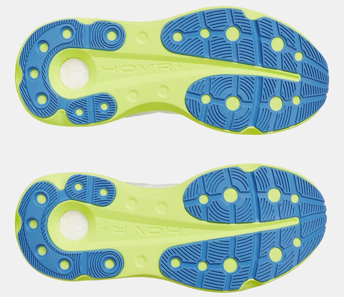 topánky Under Armour Infinite Pro 2 - White/Ether Blue/Sonic Yellow - women´s