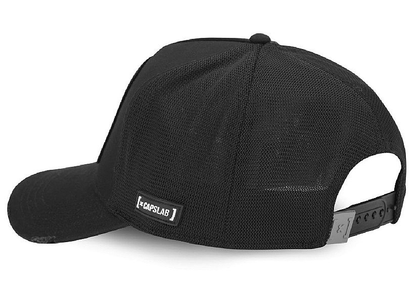 gorra con visera Capslab Tom and Jerry Premium Trucker - Black/Black - men´s