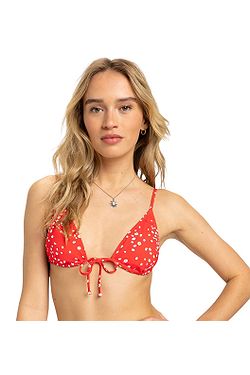 Badeanzug Roxy PT Beach Classics Strappy Tri - RNN6/Poppy Red Dancing Ditsy Swim - women´s