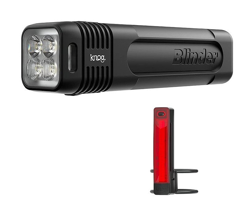 světlo Knog Blinder PRO 600/Plus 2 Pack - Black