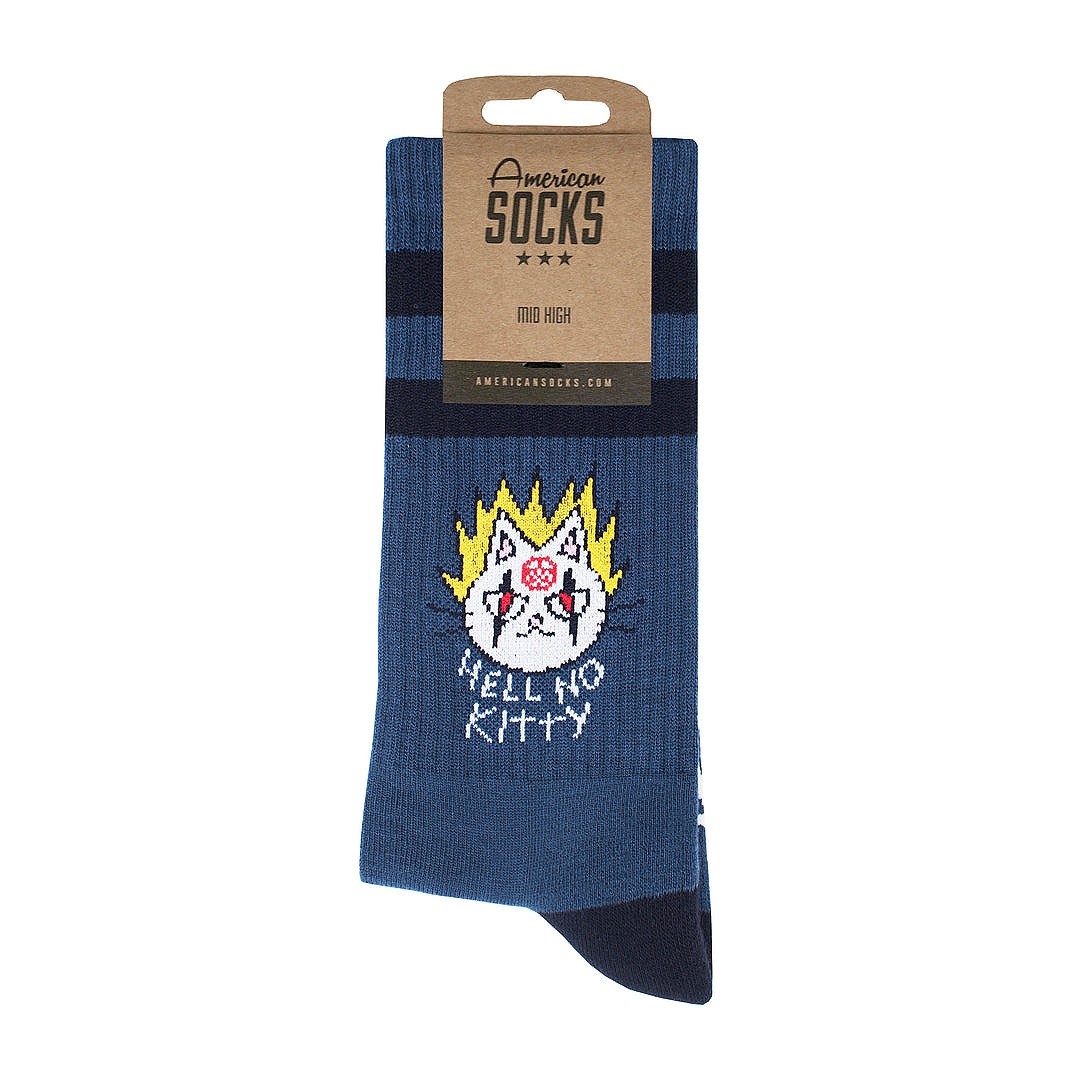 socks American Socks Mid High - Hell No Kitty