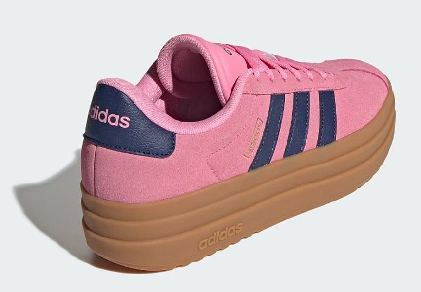shoes adidas Performance Vl Court Bold - Bliss Pink/Dark Blue/Gold Metallic - women´s