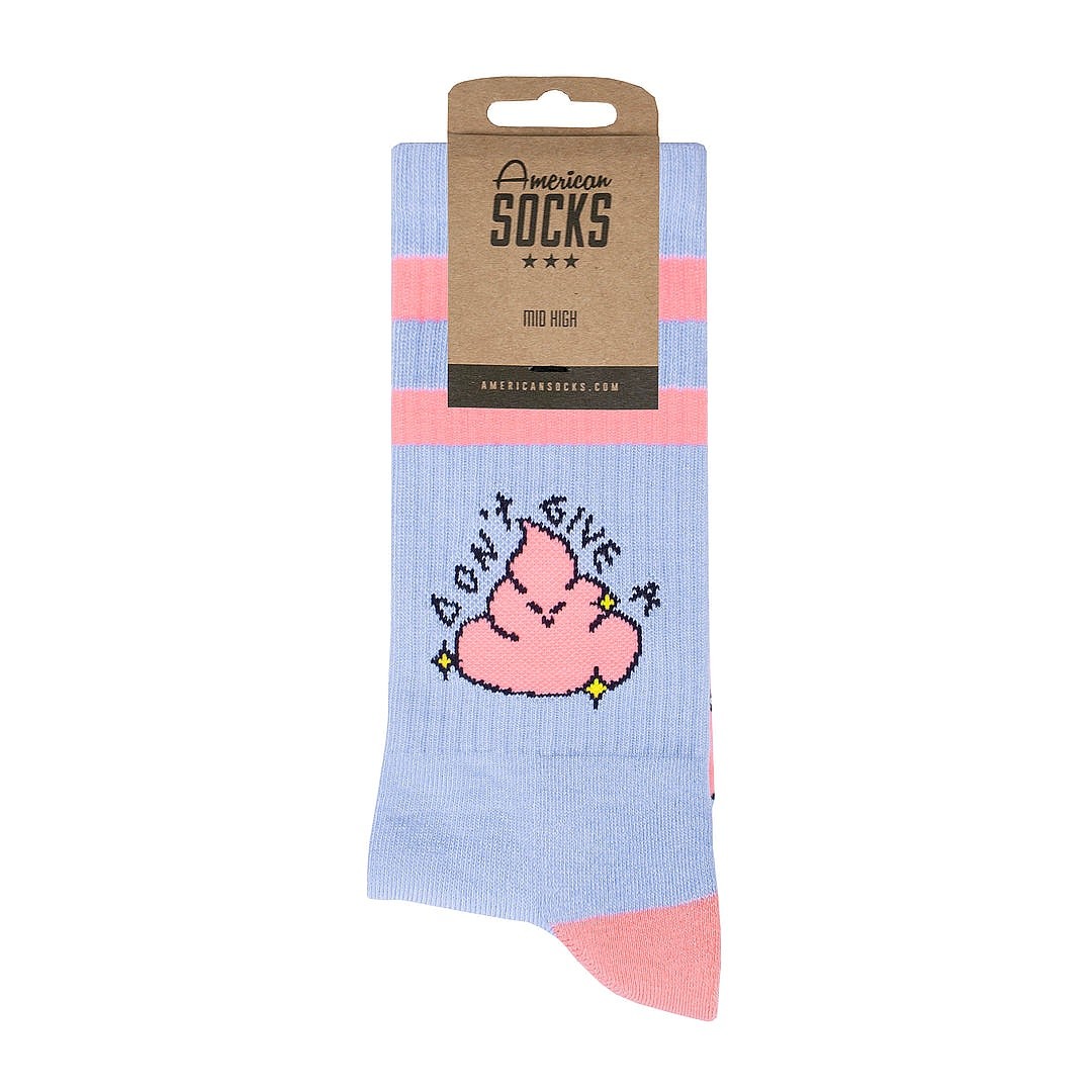 socks American Socks Mid High - Don't Give A Shit