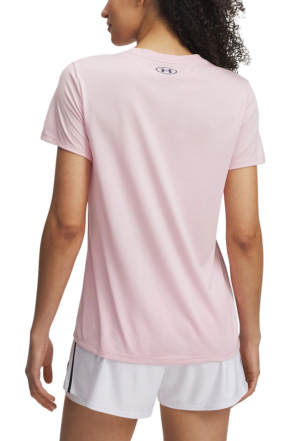 T-Shirt Under Armour Tec PTH Graphic - Prime Pink/Downpour Gray - women´s