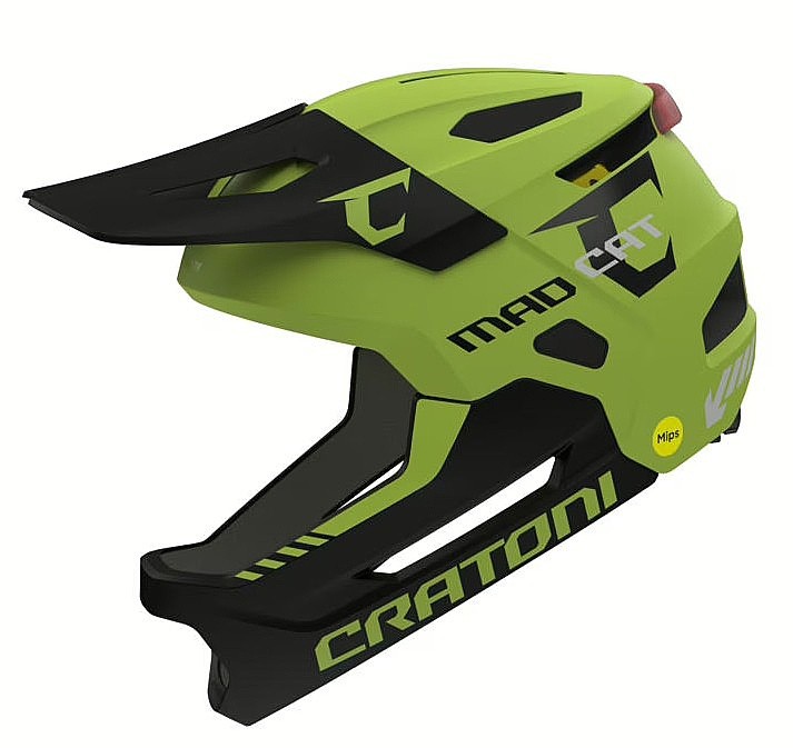 helma Cratoni MadCat Mips - Lime/Black Matt - unisex junior