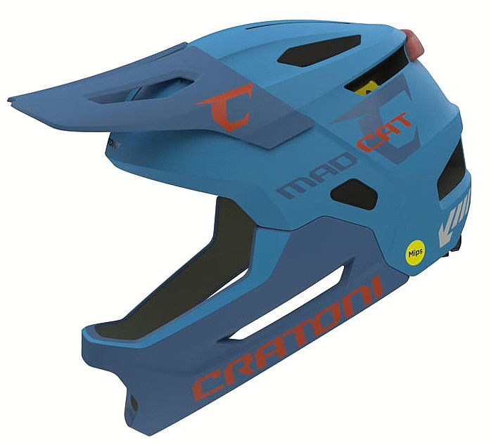 helmet Cratoni MadCat Mips - Blue Matt - unisex junior