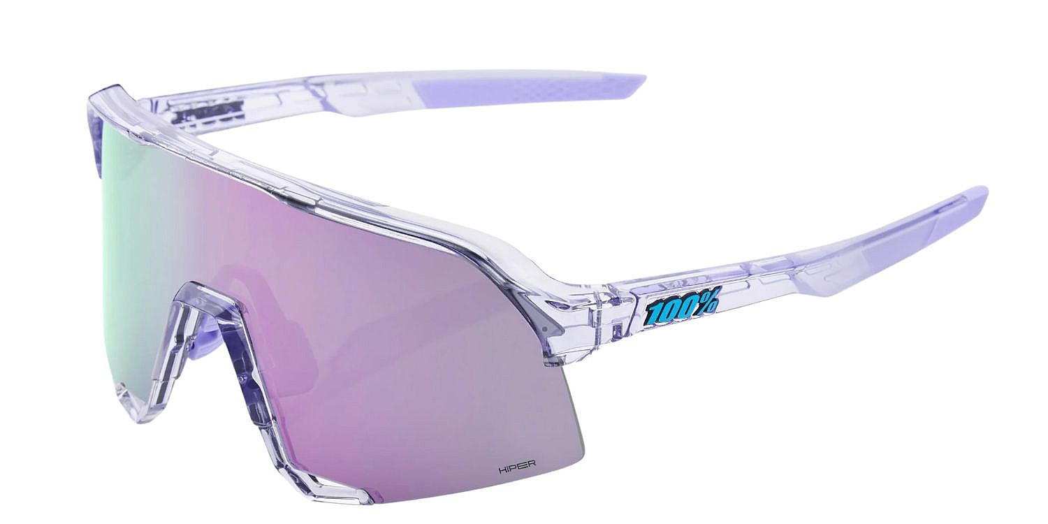 okuliare 100% S3 - Polished Translucent Lavender/HiPER Lavender Mirro
