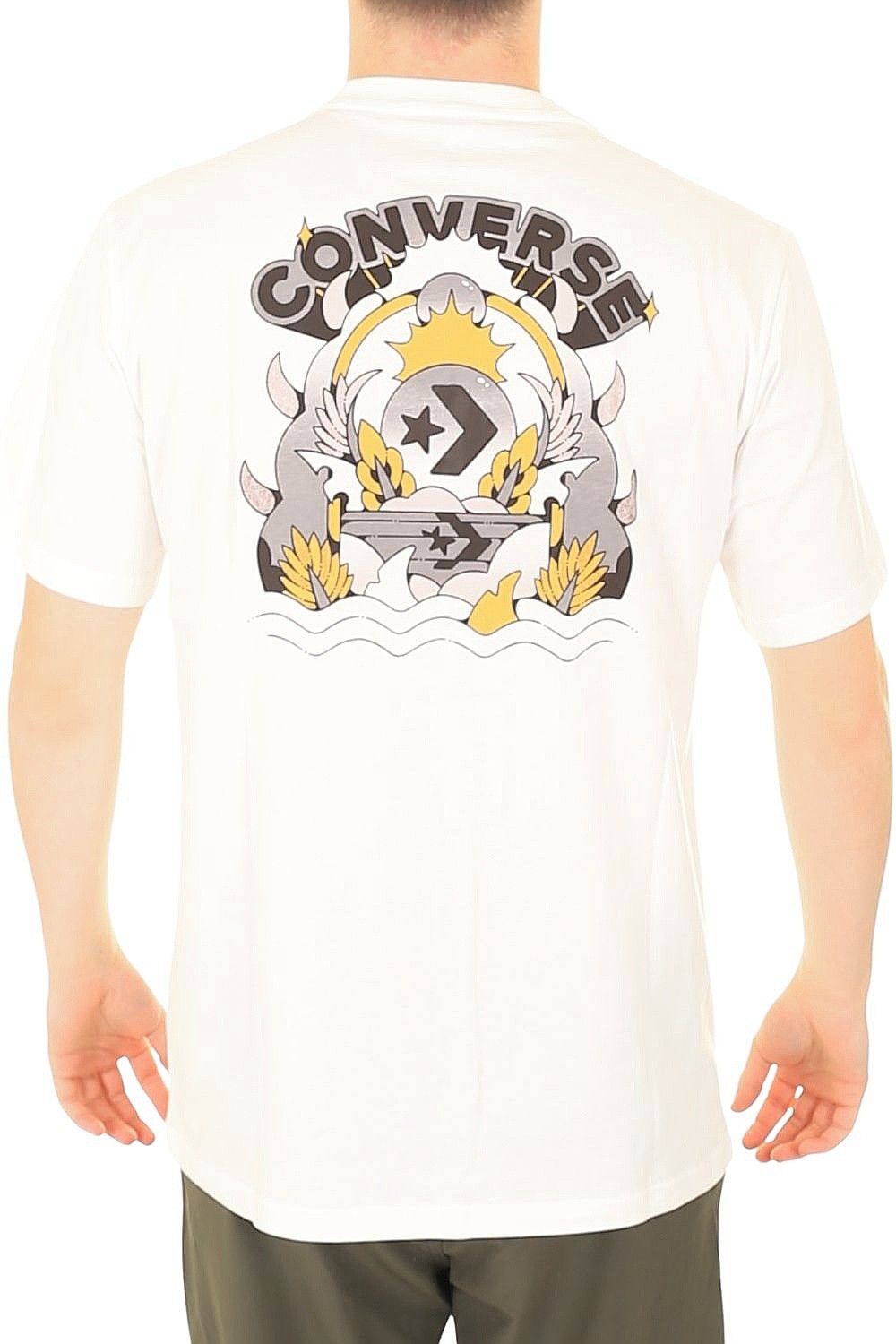 T-Shirt Converse Desert Sunset/10027713 - A02/White - men´s