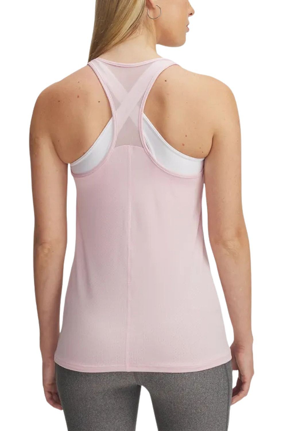 top Under Armour Tech Mesh Racer - Prime Pink/White - women´s