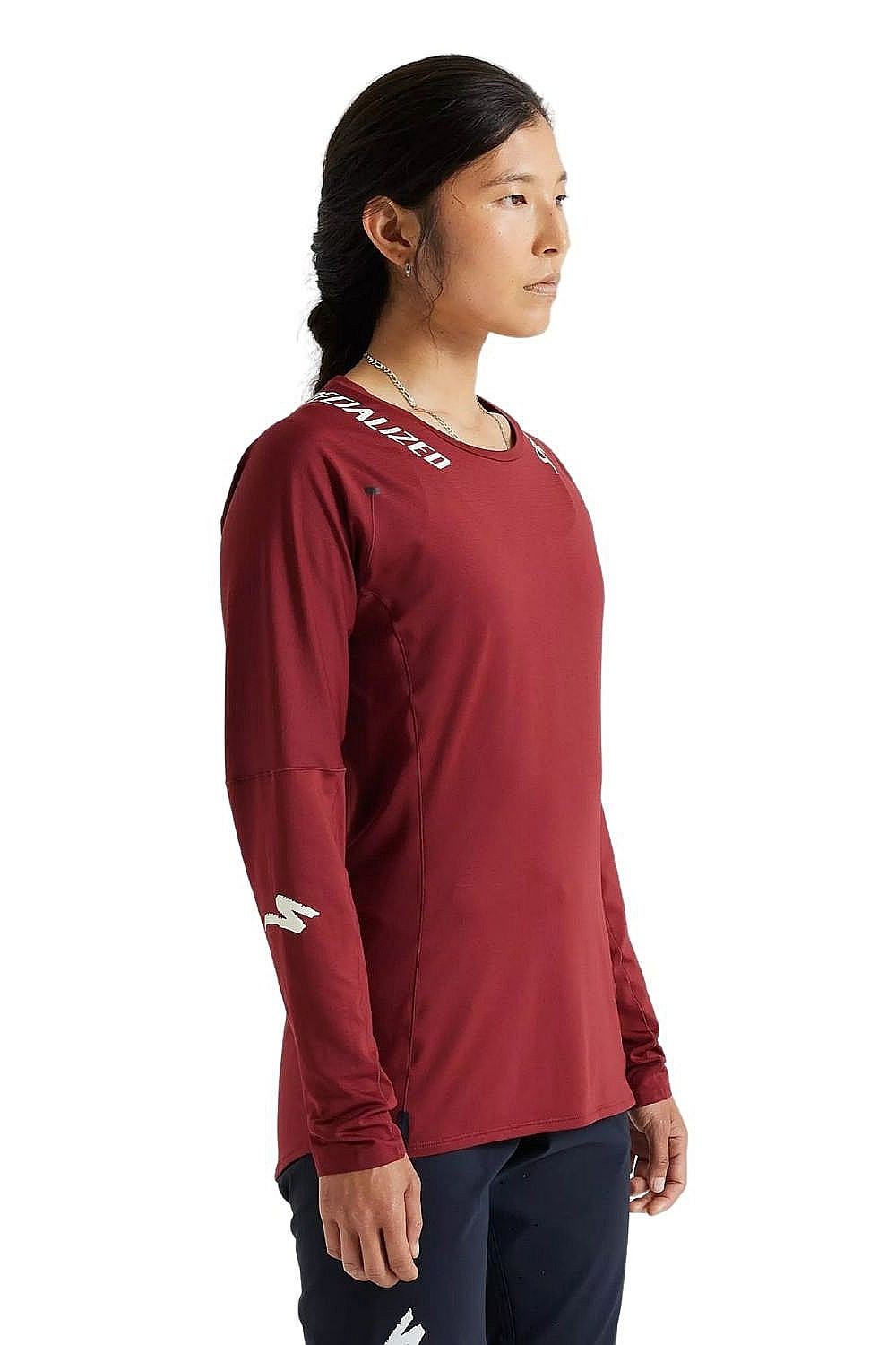 dres Specialized Trail Air Jersey LS - Garnet Red