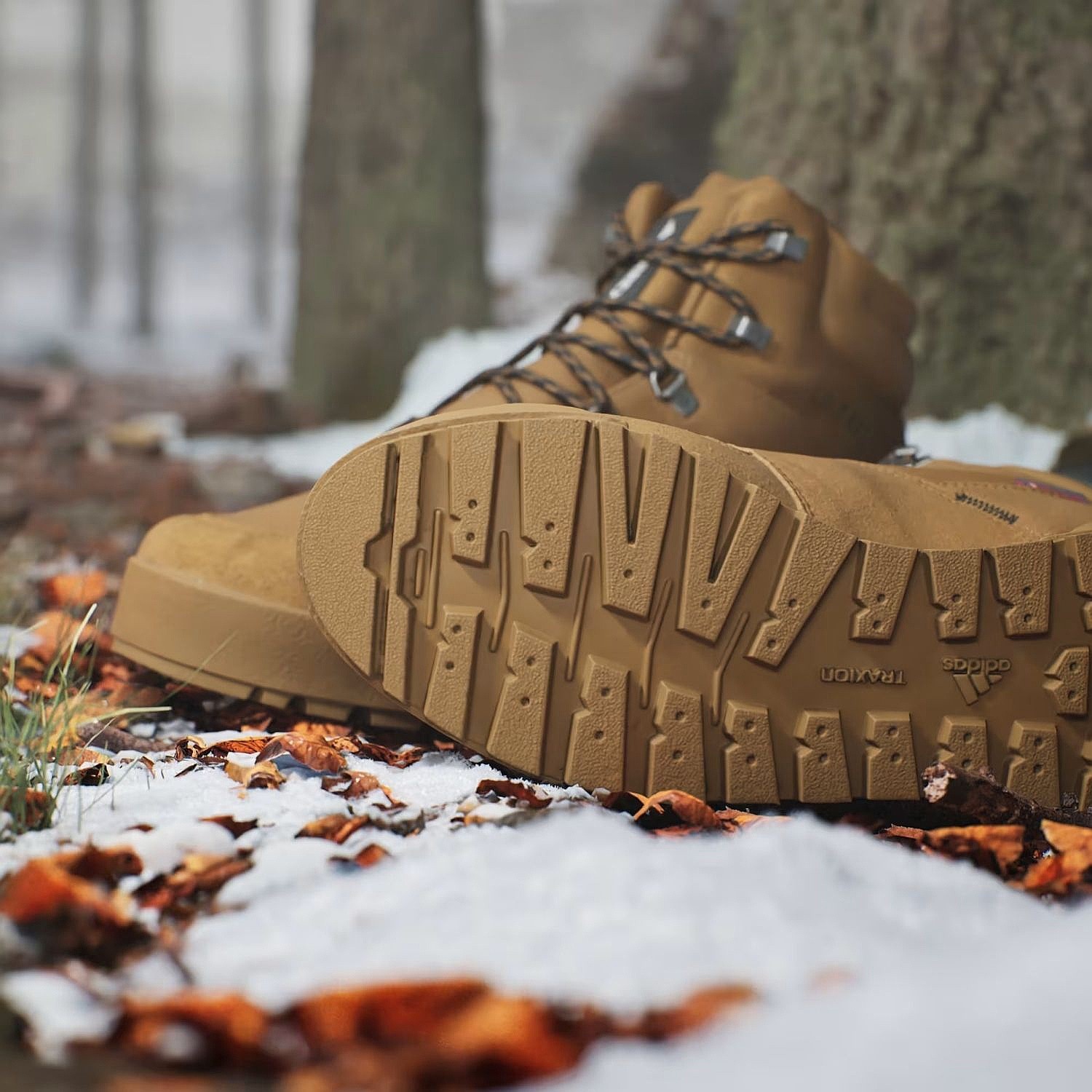 shoes adidas Performance Terrex Snowpitch Cold.RDY - Bronze Strata/Bronze Strata/Semi Impact Orange - men´s
