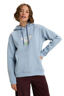 sudadera Roxy Surf Stoked Hoodie Brushed Art - BKJ0/Blue Blizzard - women´s