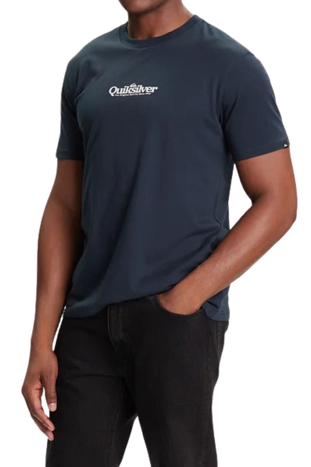 T-Shirt Quiksilver Fineline - KTP0/Dark Navy - men´s
