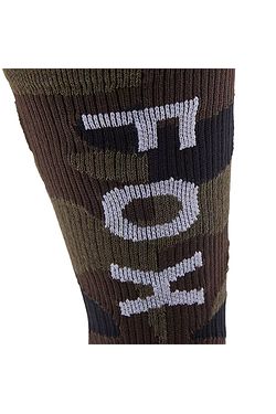 socks Fox Camo Crew - Green Camo - men´s