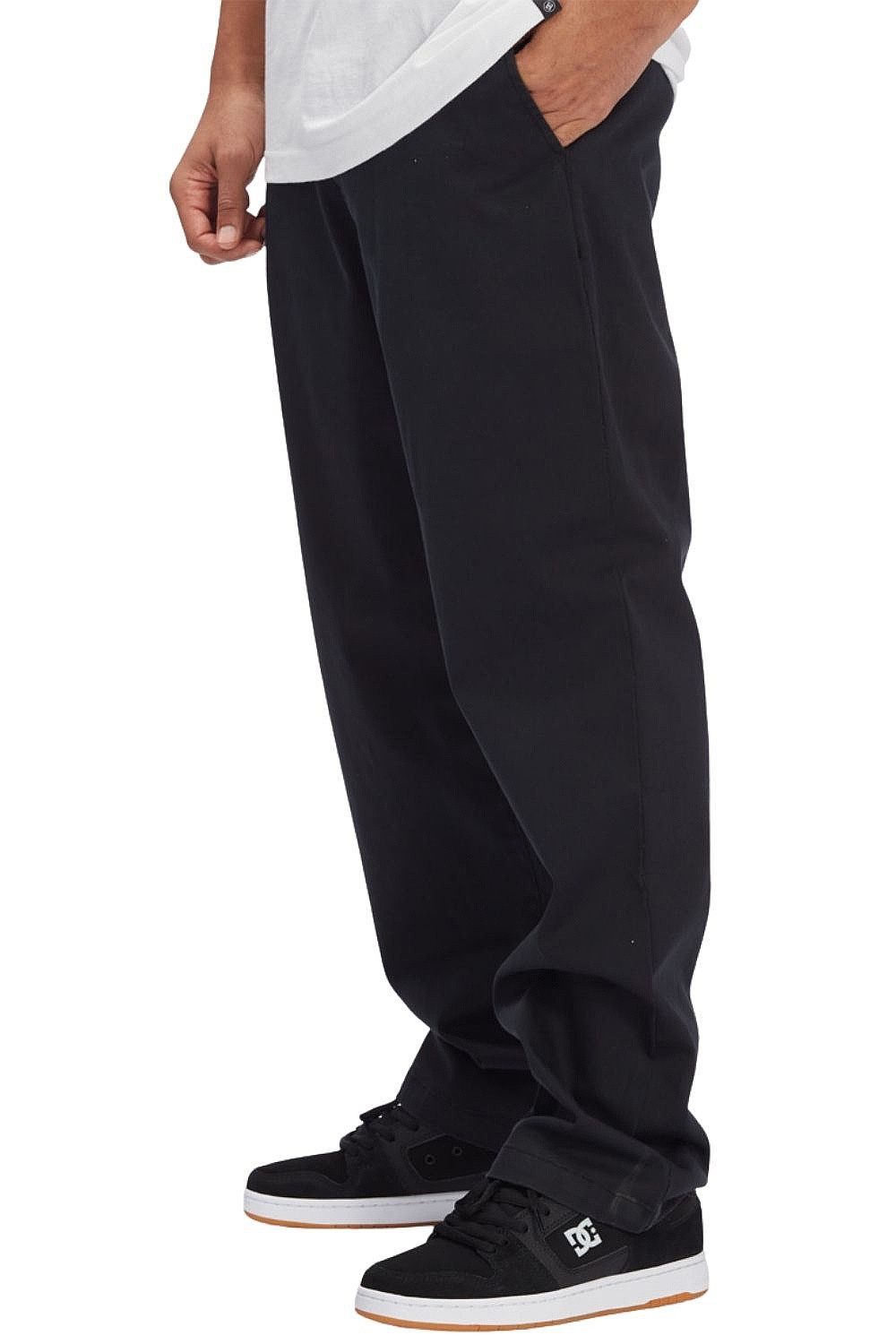 kalhoty DC Worker Relaxed Chino - KVJ0/Black