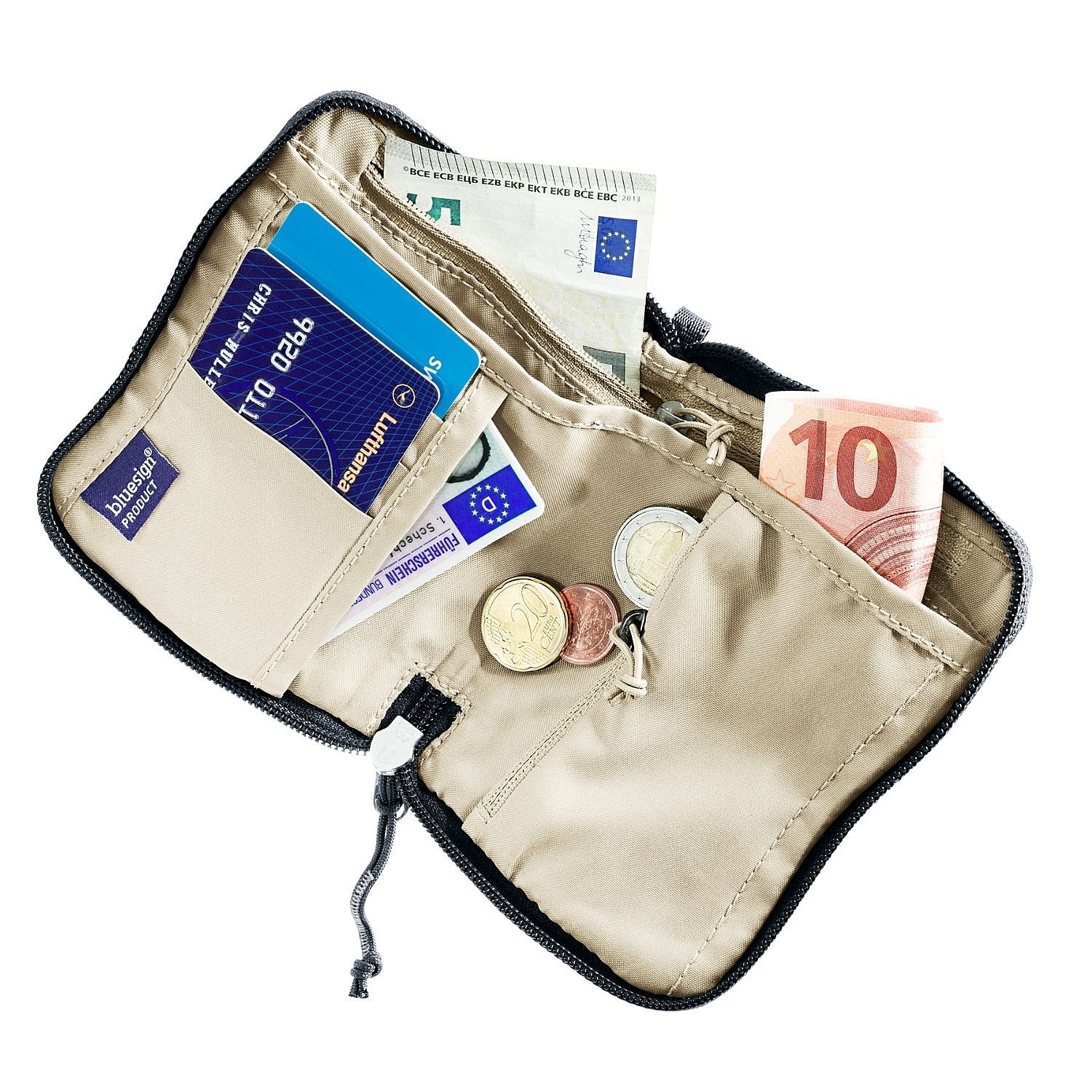 wallet Deuter Zip Wallet - Black/Desert