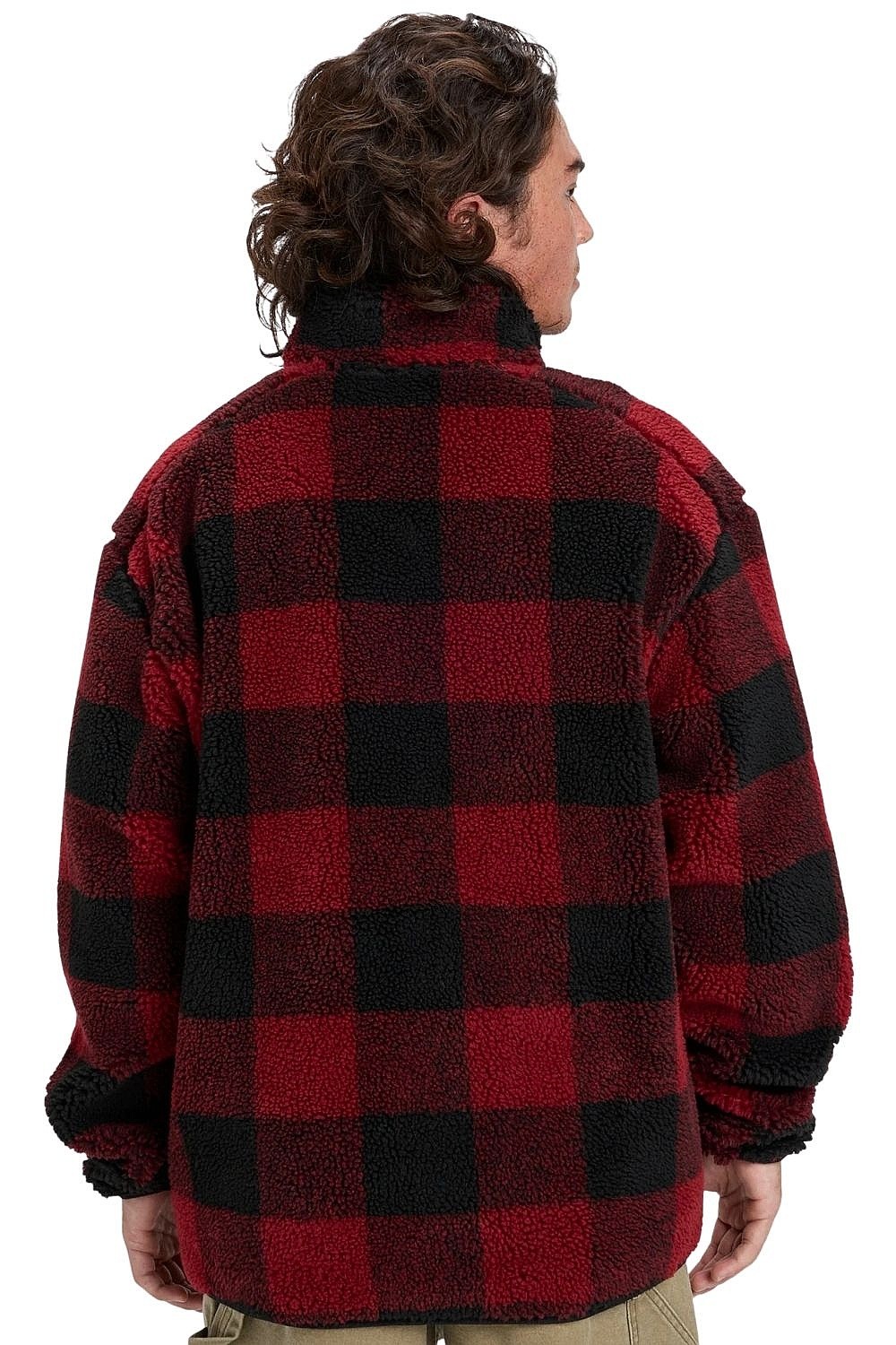 jas Quiksilver Mercury Woodlands Sherpa - RSG1/Woodlands Biking Red - men´s