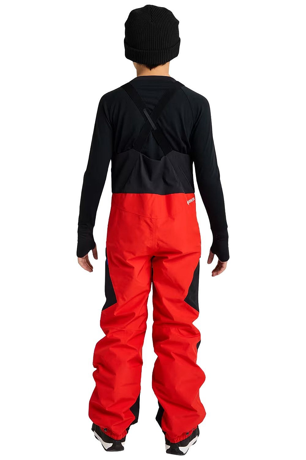 pants Burton Powline 2L Bib Gore-Tex - Flame Scarlet/True Black - unisex junior