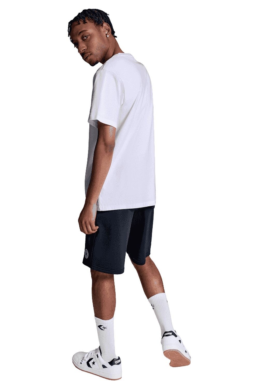T-Shirt Converse Standard Fit Left Chest Star Chevron Emb/CVM5T876 - WHT/White 10A - men´s