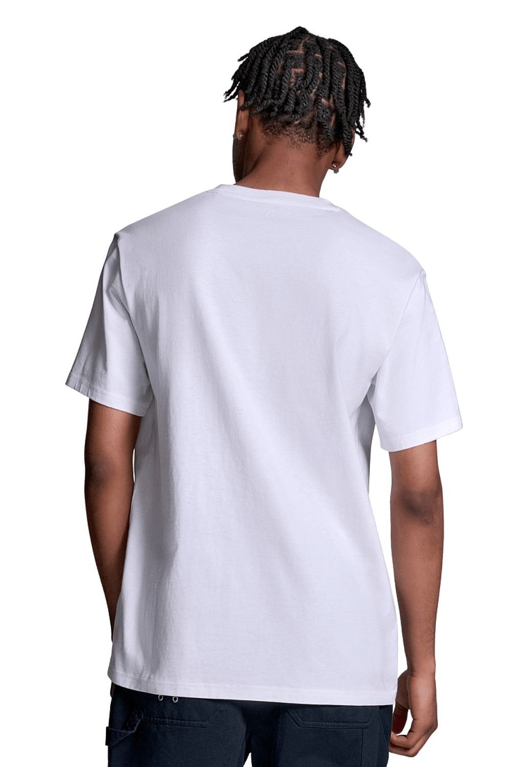 T-Shirt Converse Standard Fit Center Front Large Logo Star/CVM5T458 - WHT/White 10A - men´s