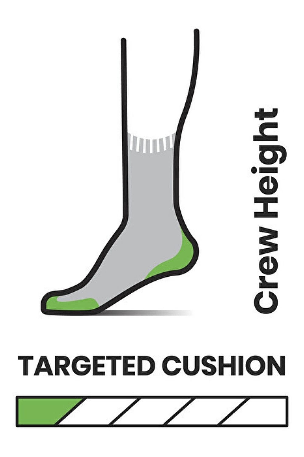 socks Smartwool Hike Targeted Cushion Mirror Mountain Print - Capri