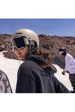 beige snowboard helmet Helmets Woman CRYSTAL 2.0 Matt Nomad - Shiny Clay Creek Green season functionality in style POC Receptor BUG Adjustable 2.0