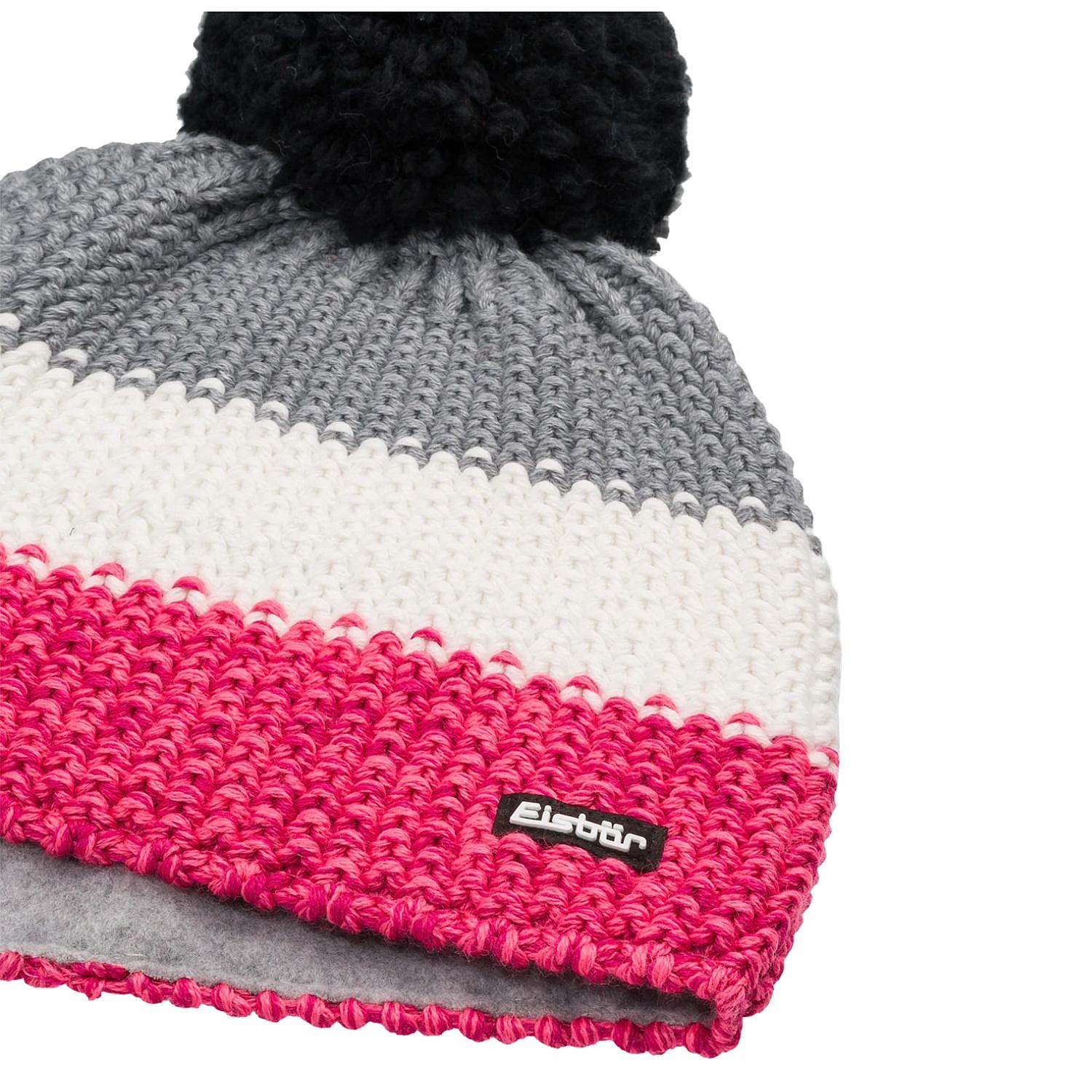 cap Eisbär Star Pompon MÜ - 142/Pinkmeliert/White/Graumele - unisex junior