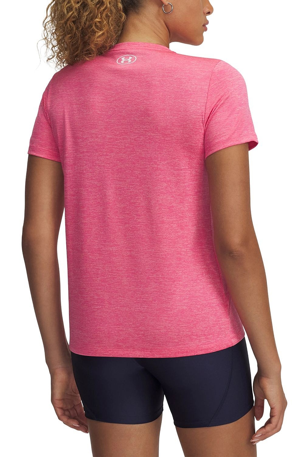 T-Shirt Under Armour Tech SSC Twist - Super Pink/White - women´s
