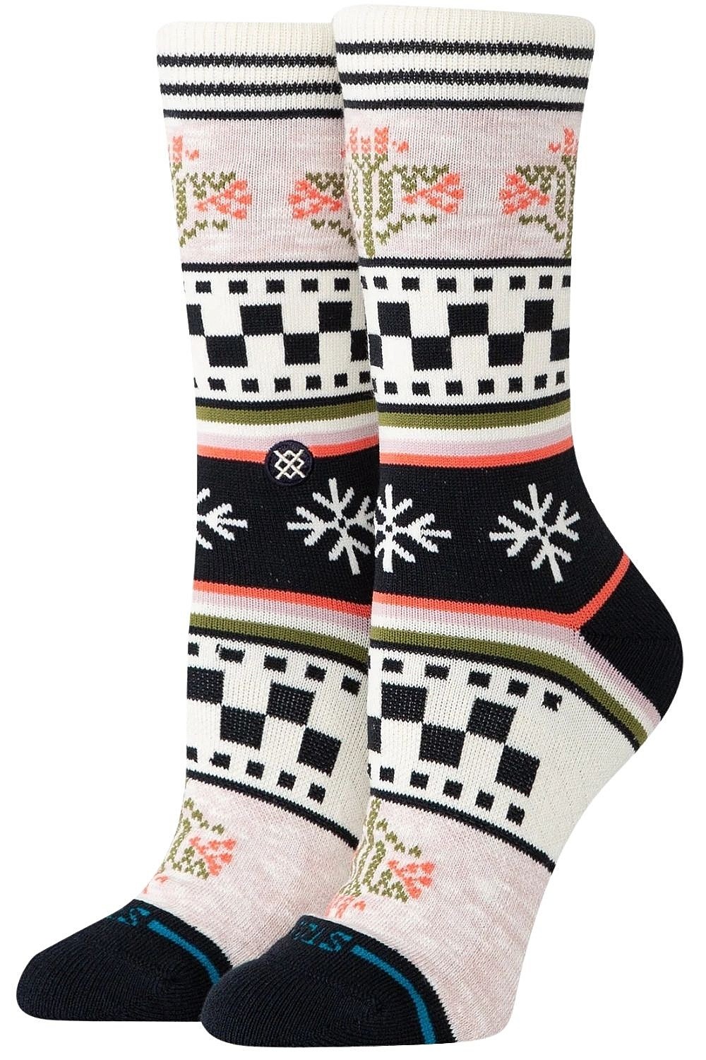 socks Stance Winter Bloom Crew - Lilac - women´s