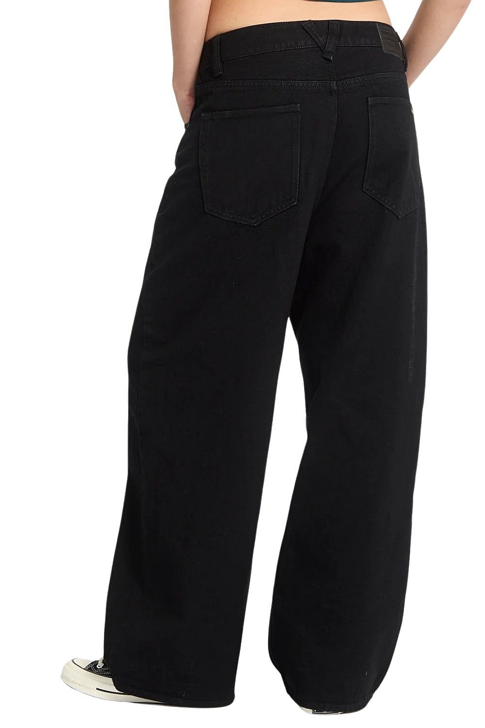 Jeans Volcom Beeggy Denim - Black Combo - women´s